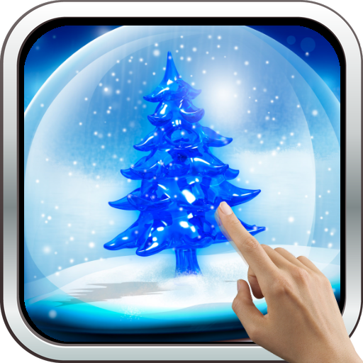 Magic Touch: Snowy Christmas Tree Live Wallpaper icon