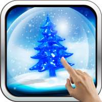 Magic Touch: Snowy Christmas Tree Live Wallpaper on 9Apps