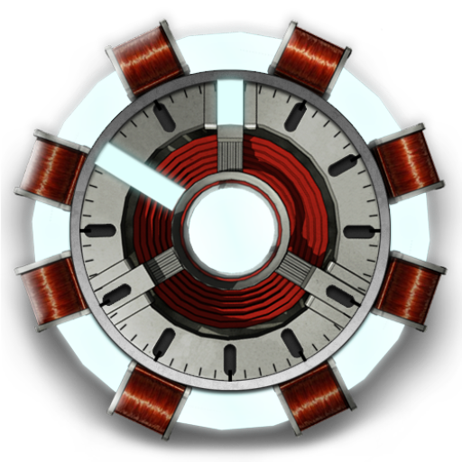 Arc Reactor Clock Widget icon