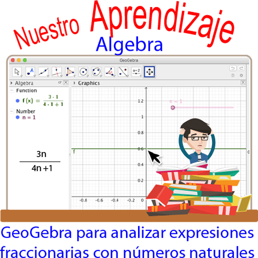 GeoGebra analizar expresión fraccionaria Naturales icon