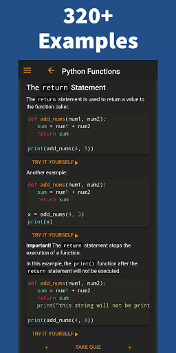 Python Tutorial - Pro (NO ADS) screenshot 2