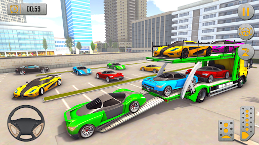 Car Transporter Truck 3D Games screenshot 7