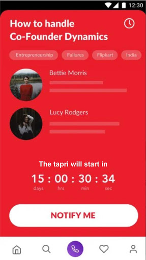 Learn English with Live Audio Classes | Tapri screenshot 5