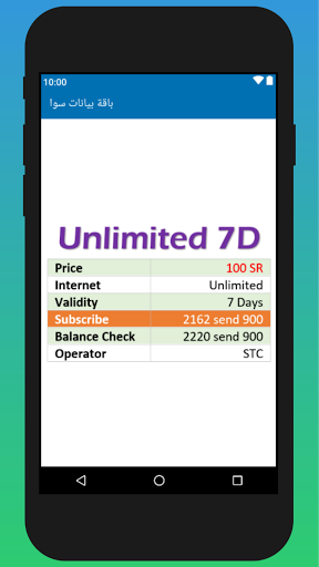 باقة بيانات سوا screenshot 6