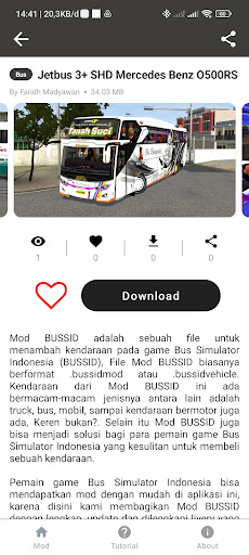 Mod Bussid Bus STJ Iguazu screenshot 4