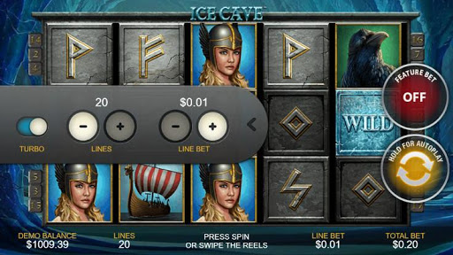 Casino Free Slot Game - ICE CAVE screenshot 1