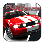 Fury car racing icon