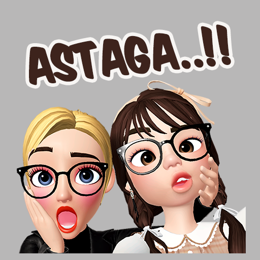 Stiker 3D Cewek Cantik Lucu WAStickerApps icon
