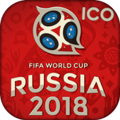 Fifa football world cup 2018 : Photo flag maker icon