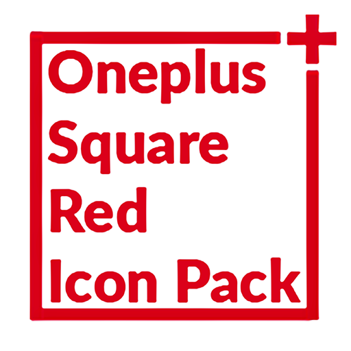Square Red Icon Pack Oneplus Style icon