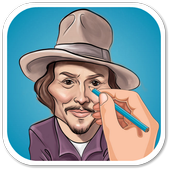 Draw a Caricature icon
