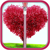 Love Zipper Screen Lock icon