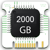 2000 GB Storage Space Cleaner icon