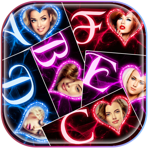 Lighting Text Photo Frames icon