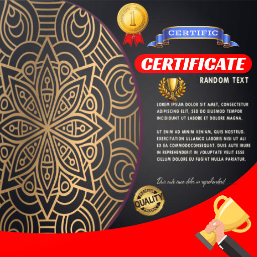 Certific Certificate Maker With Photo &amp; Signature icon