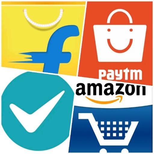 All in one  online smart shopping app best deal icon