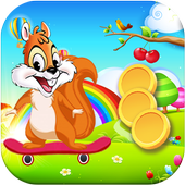 Squirrel jungle run icon