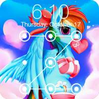 Pony Love Valentine Rainbow Wallpaper Lock Screen on 9Apps