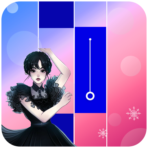 Wednesday Addams tiles piano icon