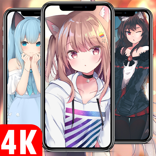 Anime Cat Girl Wallpaper icon