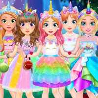 Unicorn Girls Dress Up Game