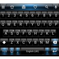 Dusk BlackBlue Emoji Keyboard on 9Apps