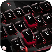 Business Simple Black Red Keyboard Theme icon
