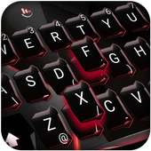 Business Simple Black Red Keyboard Theme on 9Apps