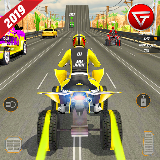 Light ATV Quad Bike 2019: Highway Racing Games icon