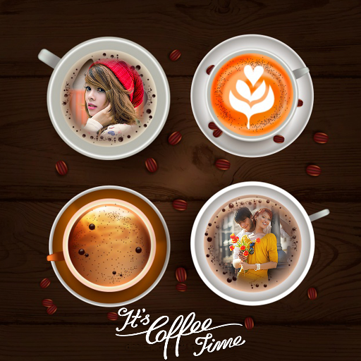 Coffee Cup Dual Photo Frame icon