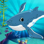 Blue Whale Shooting Game icon