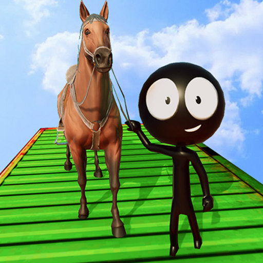 Stickman Real Horse Racing Stunts icon