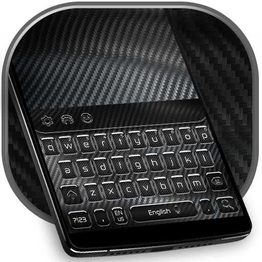 ikon Carbon Fiber Keyboard Hi-Tech Theme