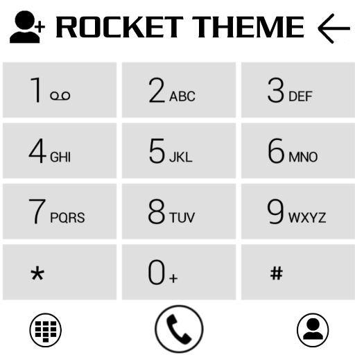 Theme Metro White RocketDial icon