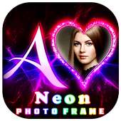 Neon Text Photo Frames on 9Apps