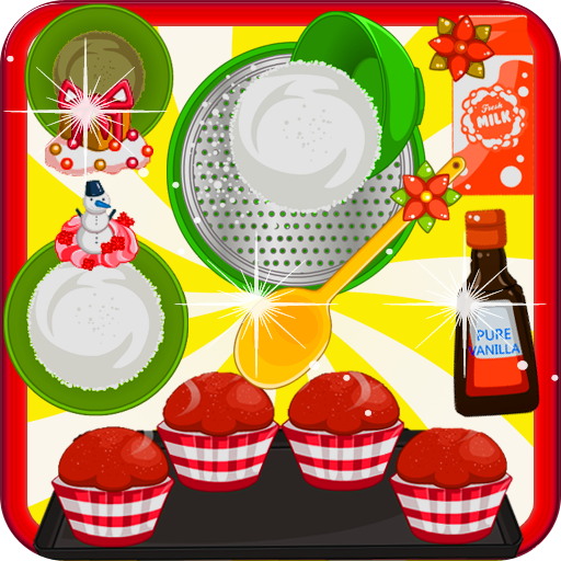 cooking games cup christmas icon