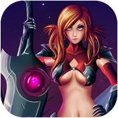 Live Wallpaper Girl With Sword icon