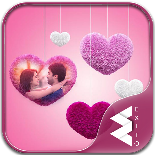 Fluffy Heart Photo Frames icon