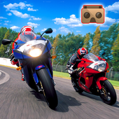 VR motor traffic Highway Racer icon