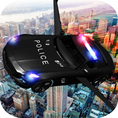 Flying Police Muscle Car 2017 icon