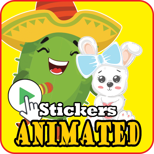 Animated Cute Bunny Sticker icon
