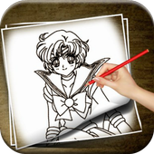 How to Draw Sailor Moon icon