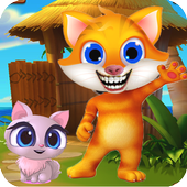 talking cat adventure icon