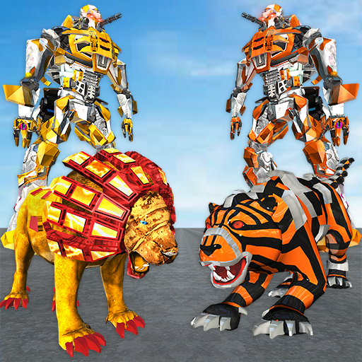 Ultimate Robot Lion Vs Tiger Robot Transform иконка