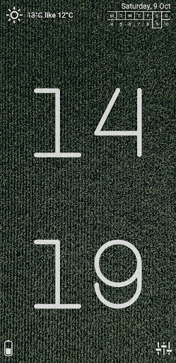 ClockO : Big digital clock screenshot 7