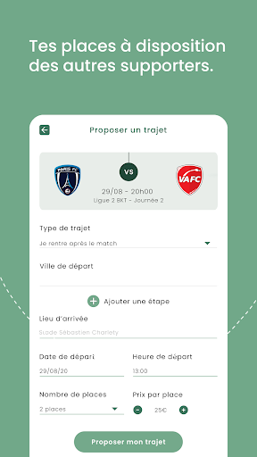 StadiumGO : carpool for football fans screenshot 4