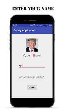 Survey Application स्क्रीनशॉट 3