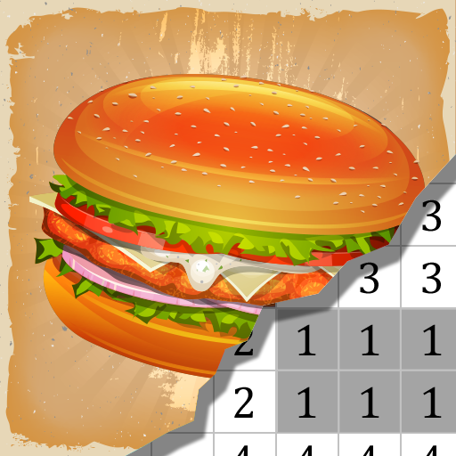Food Color by Number - Food Game Pixel Art أيقونة