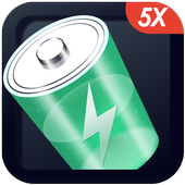 5X Fast Charger＆Battery Saver icon