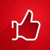 Likes and subscribers for Youtube icon